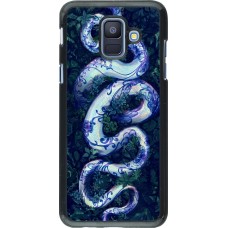 Coque Samsung Galaxy A6 - Serpent Blue Anaconda