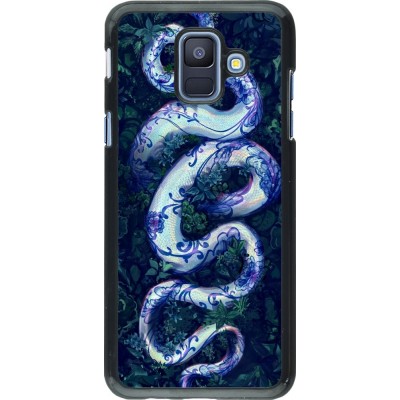 Coque Samsung Galaxy A6 - Serpent Blue Anaconda