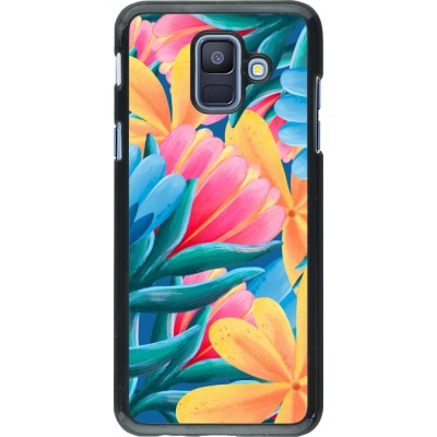 Coque Samsung Galaxy A6 - Spring 23 colorful flowers