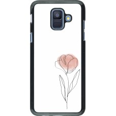 Coque Samsung Galaxy A6 - Spring 23 minimalist flower