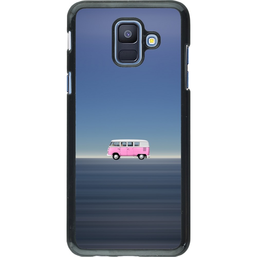 Coque Samsung Galaxy A6 - Spring 23 pink bus