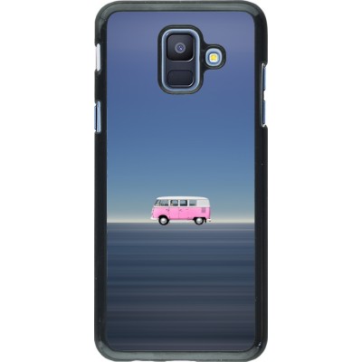 Coque Samsung Galaxy A6 - Spring 23 pink bus