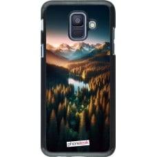 Coque Samsung Galaxy A6 - Sunset Forest Lake