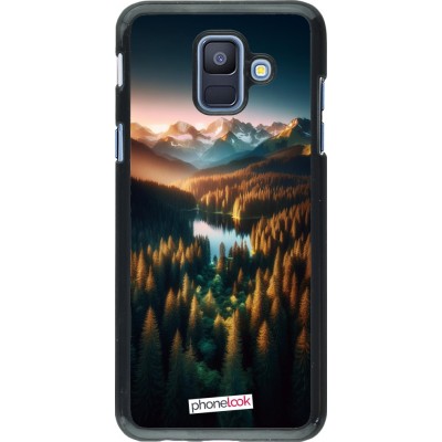 Coque Samsung Galaxy A6 - Sunset Forest Lake