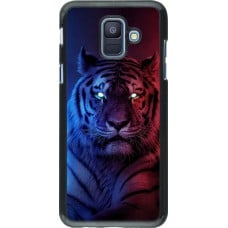 Coque Samsung Galaxy A6 - Tiger Blue Red