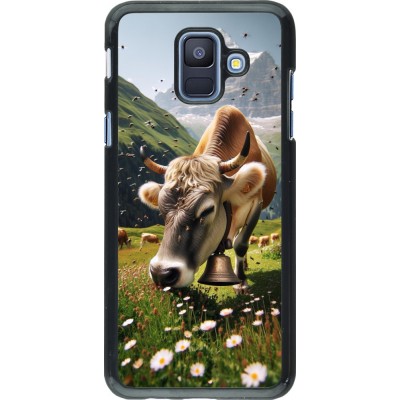 Coque Samsung Galaxy A6 - Vache montagne Valais