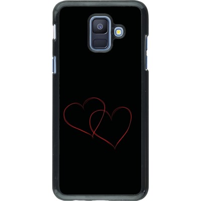 Coque Samsung Galaxy A6 - Valentine 2023 attached heart