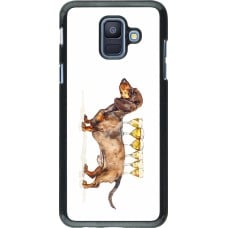 Coque Samsung Galaxy A6 - Wine Teckel