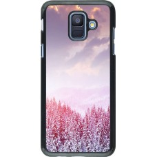 Coque Samsung Galaxy A6 - Winter 22 Pink Forest