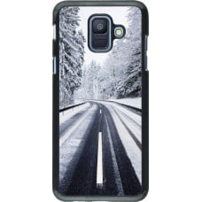 Coque Samsung Galaxy A6 - Winter 22 Snowy Road