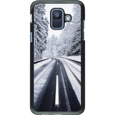 Coque Samsung Galaxy A6 - Winter 22 Snowy Road