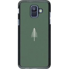 Coque Samsung Galaxy A6 - Christmas 22 minimalist tree