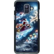 Coque Samsung Galaxy A6 - Noël 2023 Père Noël enchanté