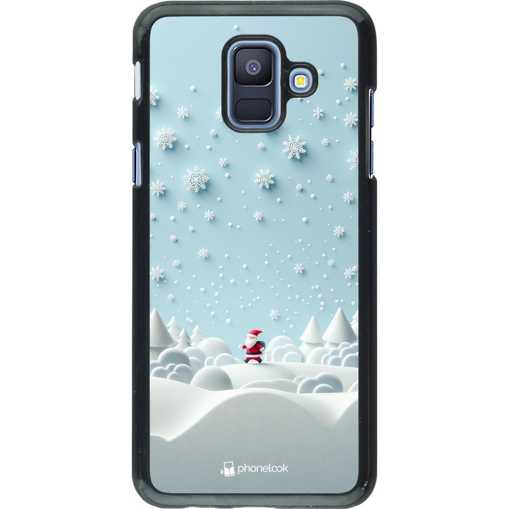 Coque Samsung Galaxy A6 - Noël 2023 Petit Père Flocon