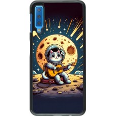 Coque Samsung Galaxy A7 - AstroCat RockLune