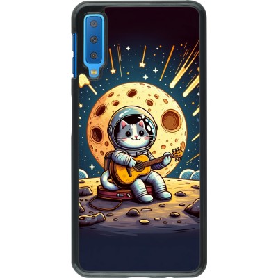 Coque Samsung Galaxy A7 - AstroCat RockLune