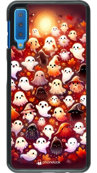 Coque Samsung Galaxy A7 - Fantômes automne mignons