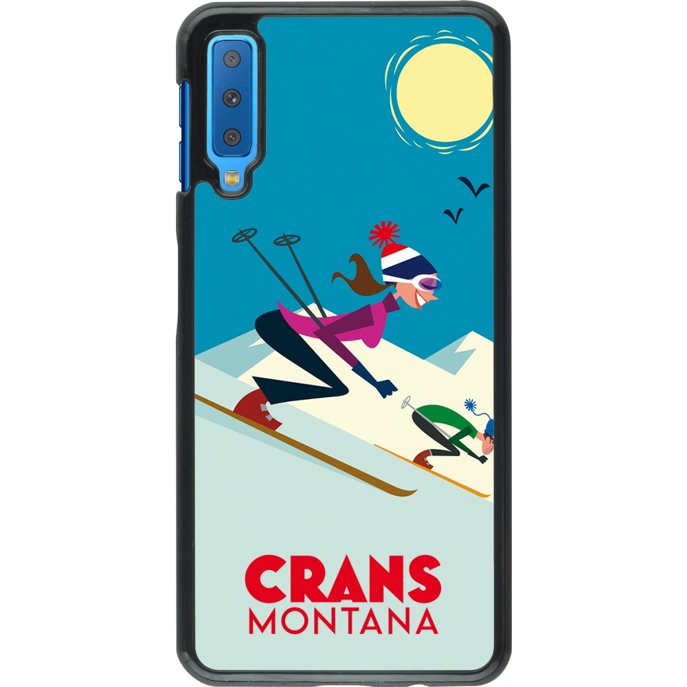 Coque Samsung Galaxy A7 - Crans-Montana Ski Downhill