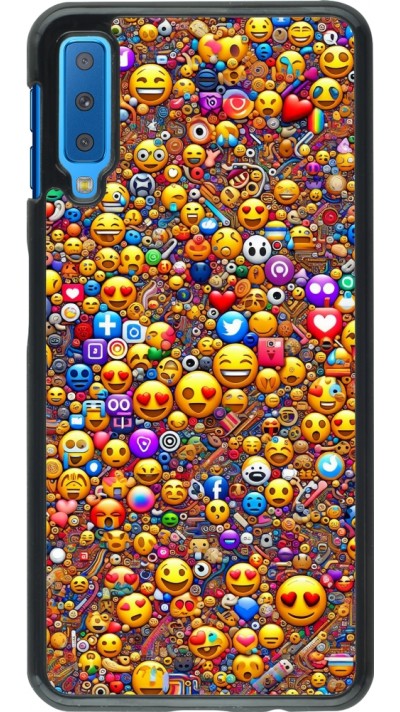 Coque Samsung Galaxy A7 - Emoji mixed