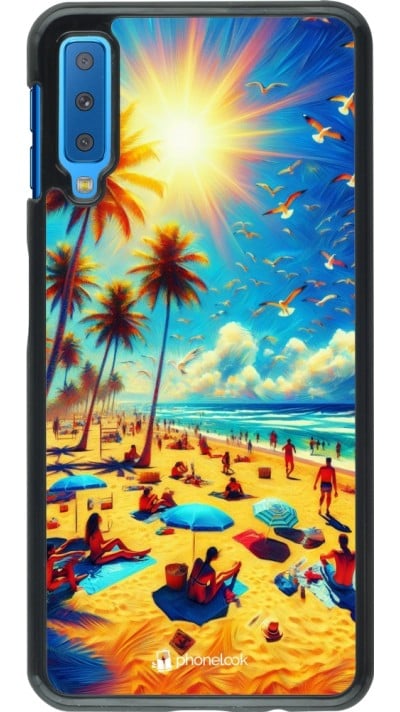 Coque Samsung Galaxy A7 - Été Paradis Paint