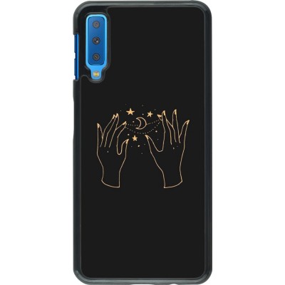 Coque Samsung Galaxy A7 - Grey magic hands