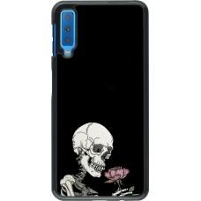 Coque Samsung Galaxy A7 - Halloween 2023 rose and skeleton