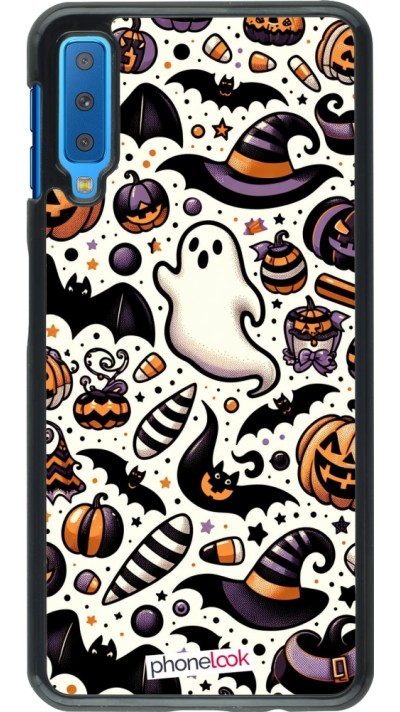 Coque Samsung Galaxy A7 - Halloween 2024 Cute Pattern