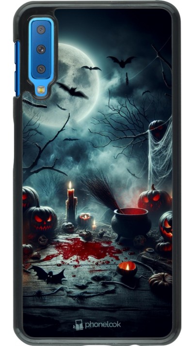 Coque Samsung Galaxy A7 - Halloween 2024 Dark Moon