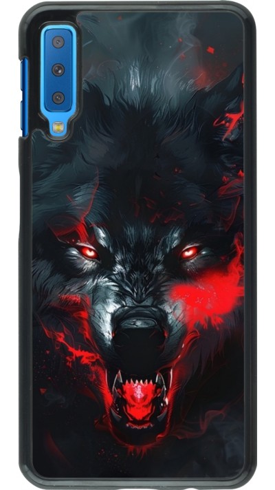 Coque Samsung Galaxy A7 - Halloween 2024 mad werewolf