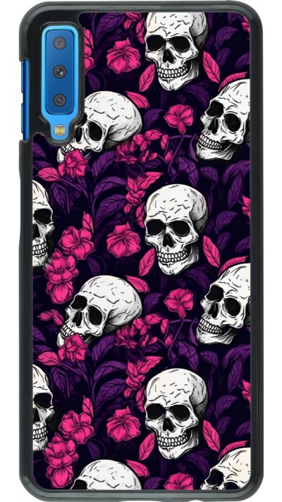 Coque Samsung Galaxy A7 - Halloween 2024 romantic skulls