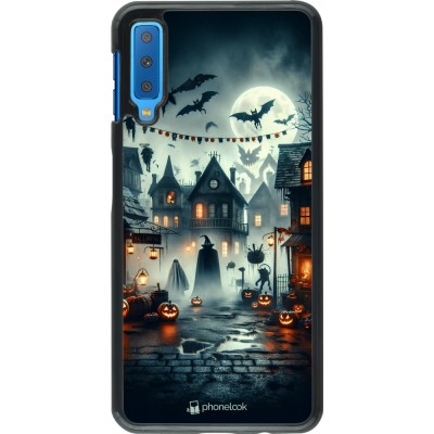 Coque Samsung Galaxy A7 - Halloween Spookville