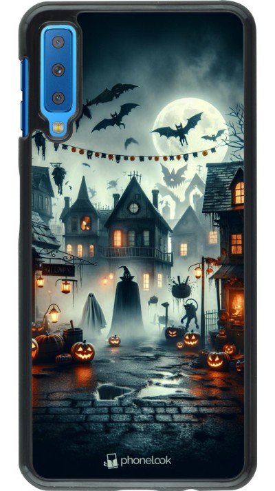 Coque Samsung Galaxy A7 - Halloween Spookville