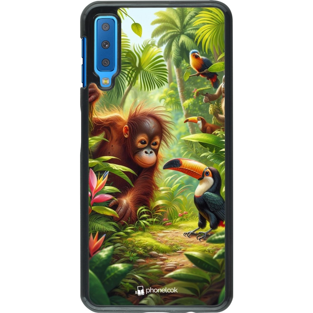 Coque Samsung Galaxy A7 - Jungle Tropicale Tayrona