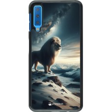 Coque Samsung Galaxy A7 - Le lion blanc