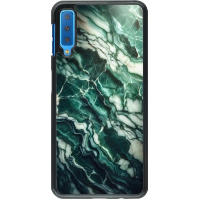 Coque Samsung Galaxy A7 - Marbre vert majestueux