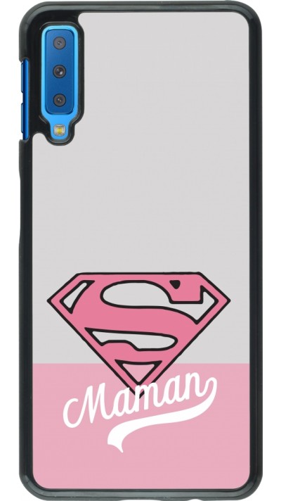 Coque Samsung Galaxy A7 - Mom 2024 Super hero maman