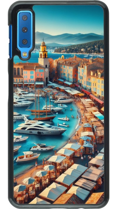 Coque Samsung Galaxy A7 - Saint-Tropez Beach