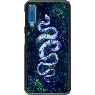 Coque Samsung Galaxy A7 - Serpent Blue Anaconda