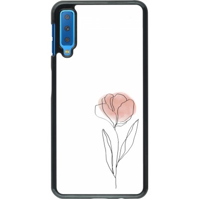 Coque Samsung Galaxy A7 - Spring 23 minimalist flower