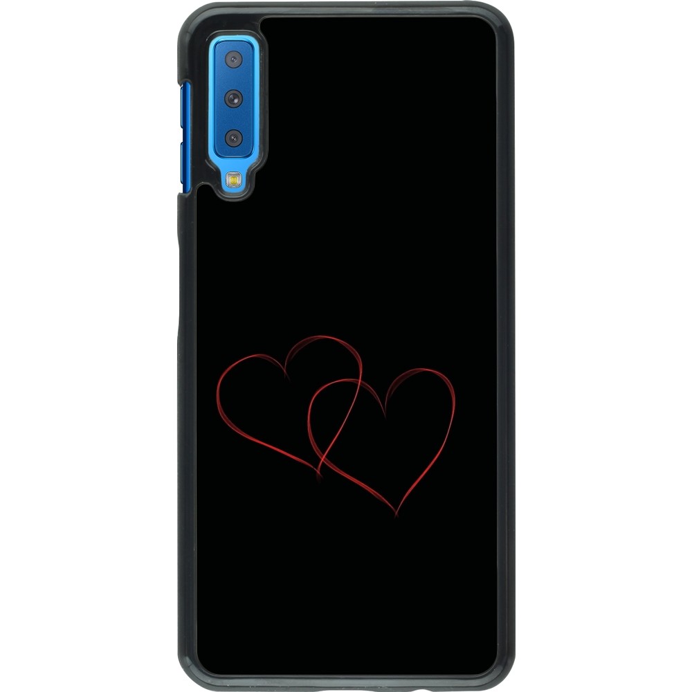 Coque Samsung Galaxy A7 - Valentine 2023 attached heart