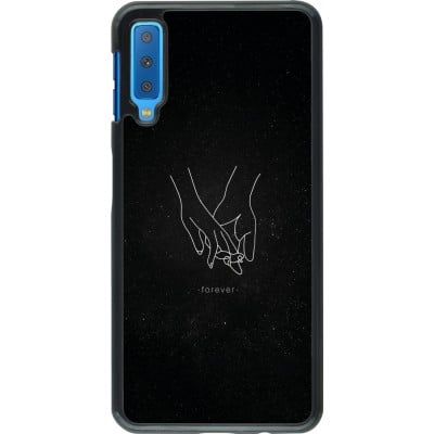 Coque Samsung Galaxy A7 - Valentine 2023 hands forever