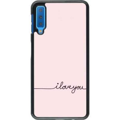 Coque Samsung Galaxy A7 - Valentine 2023 i love you writing