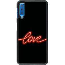 Coque Samsung Galaxy A7 - Valentine 2023 neon love