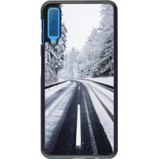 Coque Samsung Galaxy A7 - Winter 22 Snowy Road