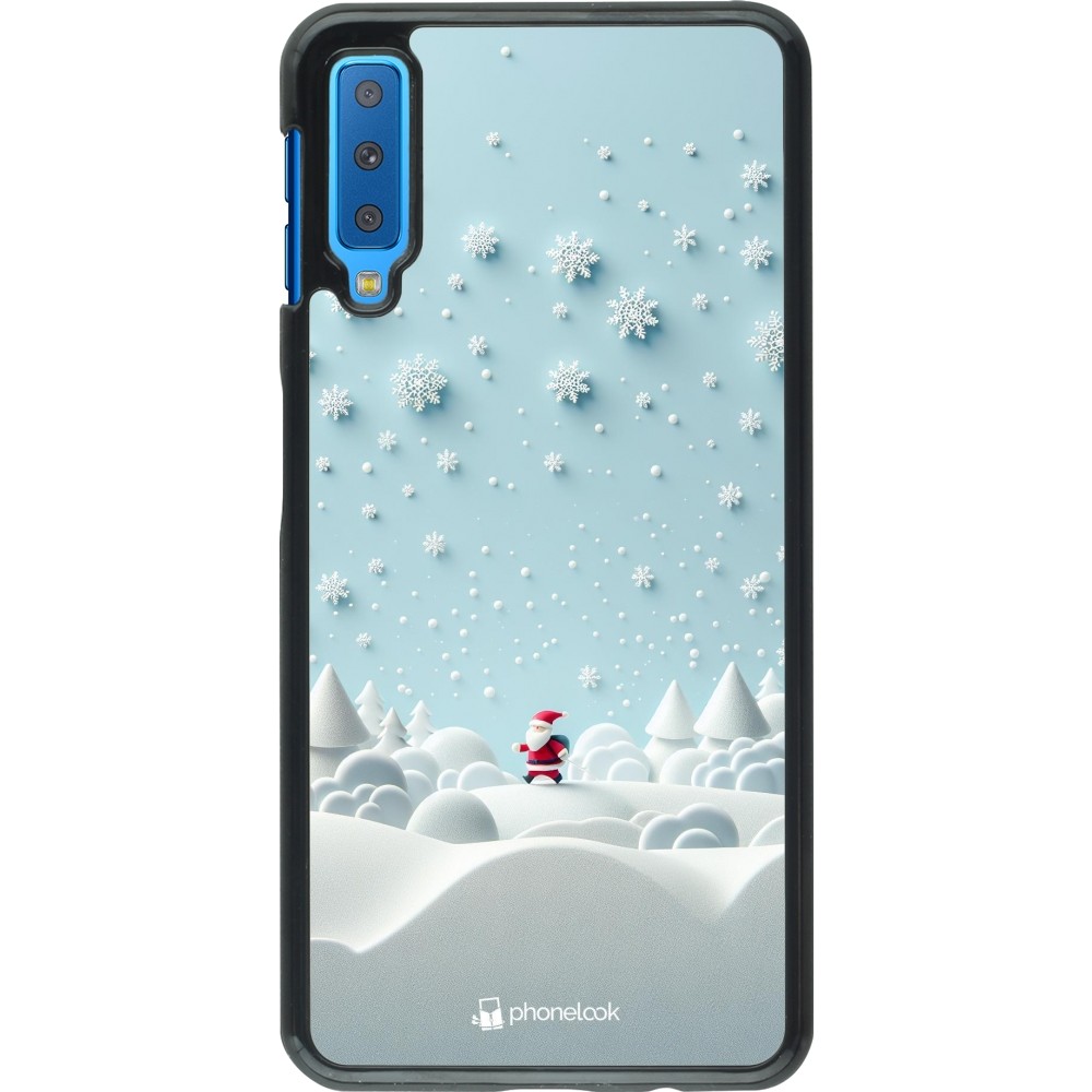 Coque Samsung Galaxy A7 - Noël 2023 Petit Père Flocon