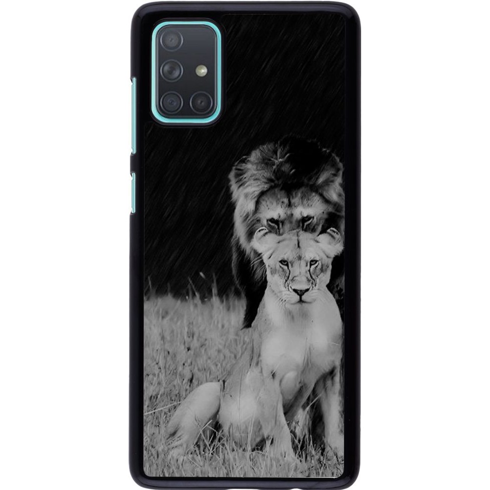 Coque Samsung Galaxy A71 - Angry lions