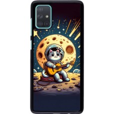 Coque Samsung Galaxy A71 - AstroCat RockLune