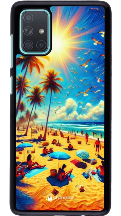 Coque Samsung Galaxy A71 - Été Paradis Paint