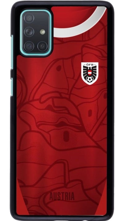 Coque Samsung Galaxy A71 - Maillot de football Autriche personnalisable