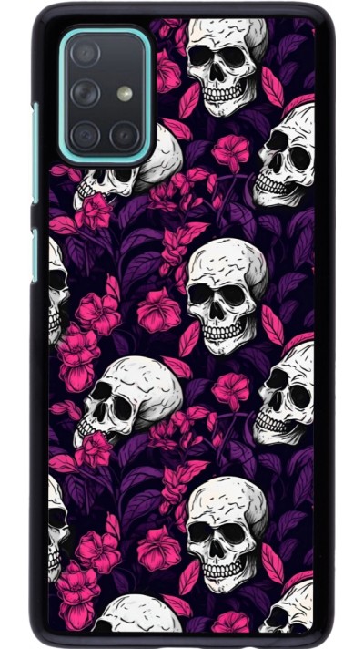 Coque Samsung Galaxy A71 - Halloween 2024 romantic skulls